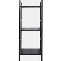 OHS Manhattan 3 Tier Shelving Unit Modern Wire Storage Organiser in Black