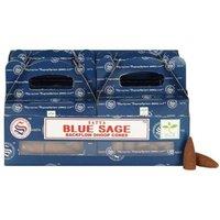 KDMD Set of 6 Packets of Blue Sage Backflow Dhoop Cones