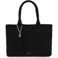 'Verona Weave Tote Bag' Suedette