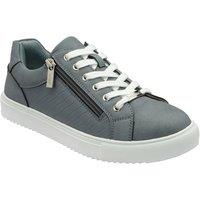 Lotus Women's 'Liga' Zip-Up Trainers in Blue | Size: 6