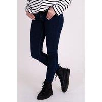 Skinny Mid-Rise Denim Jeans