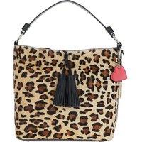 'Musette' Real Leather Hobo Bag
