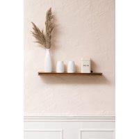 MH London Wall Shelf Solid Wood Floating Shelf Bookshelves - Small - Hamish in Walnut