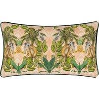 Wylder Tropics Valera Korba Monkey Tropical Cushion | Size: 30 cm x 50 cm