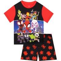Marvel Boy's Spidey & His Amazing Friends Pyjamas in Black | Size: 2-3 Years