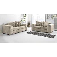 Sofa World Layla 3+2 Scatterback Sofa in Cream