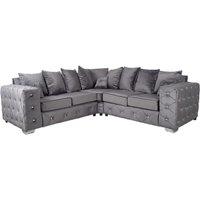 Sofa World Milton Corner Scatterback Sofa in Cream