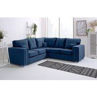 Sofa World Layla Corner Fullback Sofa in Blue