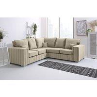 Sofa World Layla Corner Fullback Sofa in Cream