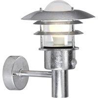 Nordlux Industrial Outdoor Wall Light Silver Galvanized steel E27 Coastal/Marine Safe - Mains Powered, IP44