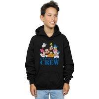 Disney Boy's Mickey Mouse Friends Hoodie in Black | Size: 7-8 Years