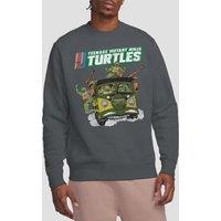 Teenage Mutant Ninja Turtles Tmnt Tmnt Van Crew Sweatshirt, Charcoal | Size: Large
