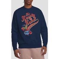 Spongebob Squarepants The Krusty Krab Unisex Crew Sweatshirt, Navy | Size: Medium