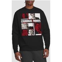 Paramount Home Entertainment Criminal Minds Character Boxes Crew Sweatshirt, Black | Size: 2XL