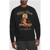 Yellowstone Wild & Free Unisex Crew Sweatshirt, Black | Size: Medium