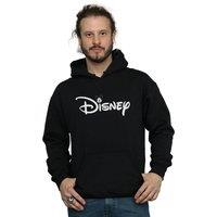 Disney Men's Mickey Mouse Head Logo Hoodie in Black | Size: Large