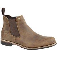Woodland Men's Leather Dealer Chelsea Boot in Brown | Size: 10