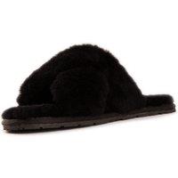 Aus Wooli Australia Women's Sheepskin Wool Brighton Slippers in Black | Size: 7