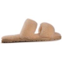 Aus Wooli Australia Women's Sheepskin Wool Ballart Sandals in Tan | Size: 8