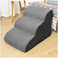 Comfy Non-Slip Pet Steps with Removable Cover 40cm W x 59cm D x 40cm H