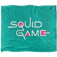 Squid Game Aqua Logo Silky Touch Super Soft Throw Blanket in Turquoise