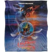 Nightmare On Elm Street A Blanket, 152x127 cm 5 Poster Silky Touch Super Soft Throw Blanket in White
