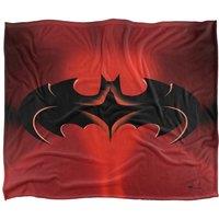 Batman Blanket, 152x127 cm & Robin Logo Silky Touch Super Soft Throw Blanket in White
