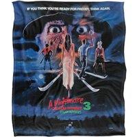 Nightmare On Elm Street A Blanket, 152x127 cm 3 Poster Silky Touch Super Soft Throw Blanket in White