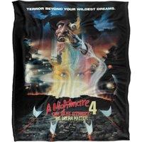 Nightmare On Elm Street A Blanket, 152x127 cm 4 Poster Silky Touch Super Soft Throw Blanket in White