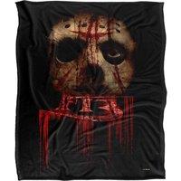 Friday the 13th Blanket, 152x127 cm Remake Poster Silky Touch Super Soft Throw Blanket in White