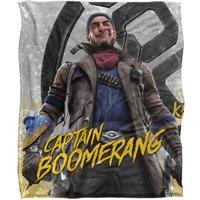 Suicide Squad LOGOVISION :Kill The Justice League, 152x127 cm Boomerang Silk Touch Blanket in White