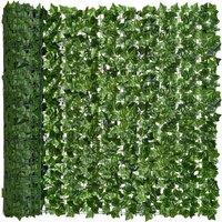 AKA Decorative Artificial Ivy Leaf Green Hedge Fence Screen Roll