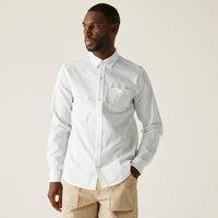 Regatta Men's Loran Long Sleeve Shirt in White | Size: XL