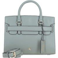 'Fiorella' Real Leather Handbag with Detachable Crossbody Strap