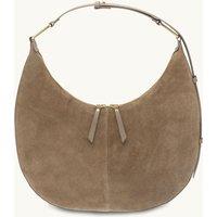 Apatchy London Women's The Nora Suede Bag in Taupe