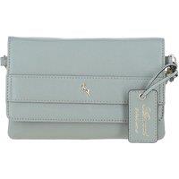 Ashwood Leather Women's 'Brinea' Real Leather Crossbody Bag in Olive