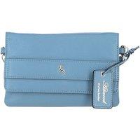Ashwood Leather Women's 'Brinea' Real Leather Crossbody Bag in Blue