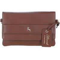 Ashwood Leather Women's 'Brinea' Real Leather Crossbody Bag in Tan