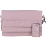 Ashwood Leather Women's 'Brinea' Real Leather Crossbody Bag in Rose