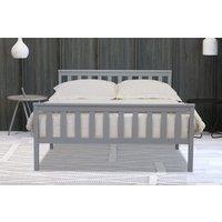 Flintshire Furniture Ltd Marnel Wooden Bed Frame in Grey | Size: Small Double