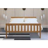 Flintshire Furniture Ltd Marnel Wooden Bed Frame in Brown | Size: King