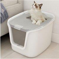 Enclosed Cat Litter Box with Scoop