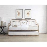 Flintshire Furniture Ltd Axton Single 3ft Day Bed Metal Bed Frame in Bronze