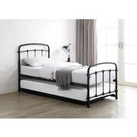Flintshire Furniture Ltd Mostyn Single 3ft Guest Bed Metal Bed Frame in Black