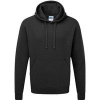 Russell Men's Authentic Hooded Sweatshirt Hoodie in Black | Size: 4XL
