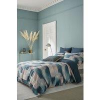 Harlequin 'Oscillation Cascade' Cotton Duvet Cover Set in Teal | Size: Double