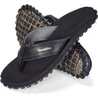 Gumbies Men's Vegovert Flip-Flops in Black | Size: 8