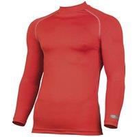 Rhino Men's Thermal Underwear Long Sleeve Base Layer Vest Top in Red | Size: 2XL