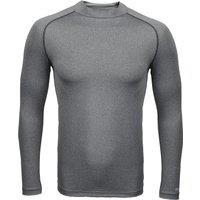 Rhino Men's Thermal Underwear Long Sleeve Base Layer Vest Top in Grey | Size: S/M