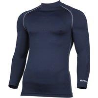 Rhino Men's Thermal Underwear Long Sleeve Base Layer Vest Top in Navy | Size: 2XL